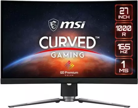 Монитор 27" MSI MPG ARTYMIS 273CQR-QD 9S6-3CC05T-021 2560x1440, 16:9, VA, 165Hz, Curve, 1ms, 3000:1, 100M:1, 400nit, 178/178, 2*HDMI, DP, USB-C, 2*USB