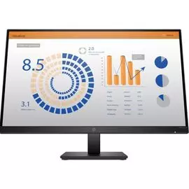 Монитор 27" HP P27q G4 8MB11AA 2560x1440 QHD, IPS, 16:9, 250 cd/m2, 1000:1, 5ms, 178°/178°, HDMI, VGA, Plug-and-Play, height, black