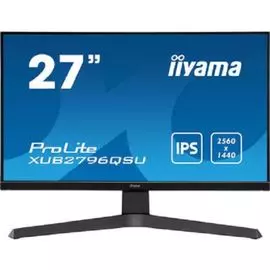 Монитор 27" Iiyama XUB2796QSU-B1 2560x1440, 1 мс, 250 кд/м2, 100000000:1, 178°/178°, IPS, HDMI, DP, SPK, HAS