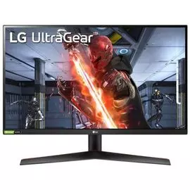 Монитор 27" LG 27GN800-B 2560х1440, 144Hz, 1 ms, 178°/178°, 350cd/m2, 1000:1, IPS, 2*HDMI, DP, Pivot, Tilt, Swivel, black-red