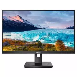 Монитор 27" Philips 275S1AE 2560x1440, 75Hz, IPS, 4 ms, 178°/178°, 300 cd/m, 50M:1, +DVI, black с поворотом экрана