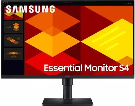 Монитор 27" Samsung Essential S4 S40GD S27D400GAI 1920x1080 LED, 16:9, IPS, 250cd, 1000:1, 5ms, 178/178, DP, 2*HDMI, 2*USB2.0, 100Hz, Tilt, HAS, Pivot