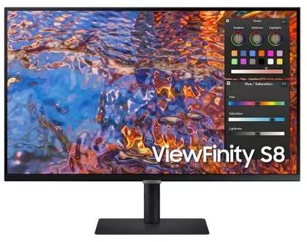 Монитор 27" Samsung ViewFinity S8 S80PB UHD (УЦЕНЕННЫЙ) 3840x2160 IPS LED 5ms 16:9 HDMI HAS Piv 1000