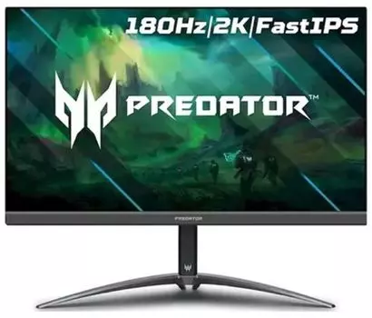 Монитор 31,5" Acer Predator XB323QUM3bmiiphx UM.JX3EE.304 2560x1440, 0,5/1 мс, 250 кд/м2, IPS, 180Hz, 2xHDMI(2.0), DP(1.2), Audio out, Speaker 2Wx2 12