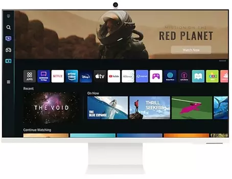 Монитор 32" Samsung S32BM801UI белый, 3840x2160, 16:9, VA, 60Hz, 4ms, 250cd/㎡, 3000:1, HDMI, USB