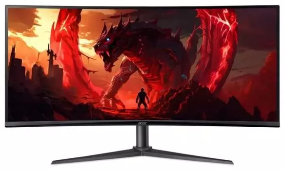 Монитор 34" Acer Nitro XZ340CUHbiiphx UM.CX0EE.H01 черный, VA, 21:9, 3440x1440, 1/5ms, 250cd, 100Hz, 2xHDMI, 2xDP, audio out, FreeSync