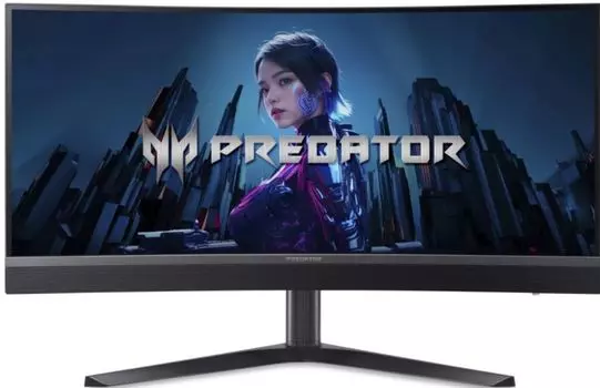 Монитор 34" Acer Predator X34V3bmiiphuzx UM.CXXEE.301 3440x1440 mini-LED, 21:9, VA, 1000cd, 4000:1, 100M:1, 1ms, 178/178, DP, 2*HDMI, USB Type-C, audi