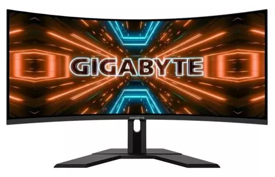 Монитор 34" GIGABYTE G34WQC A black, VA, 3440*1440, 1 ms, 178°/178°, 35 cd/m, 4000:1, 144Hz, 2*HDMI, 2*DP, Curved (822842)