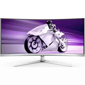 Монитор 34" Philips 34M2C8600 TFT OLED, Curved, 3440x1440, 21:9, 250 cd/m2, 3000:1, 0.1 ms, 178°/178°, 175 Hz, 2xHDMI, DP, USB-C, USB-Hub, grey
