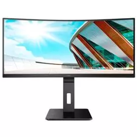 Монитор 34" AOC CU34P2A 3440x1440, 100Hz, VA, LED, 21:9, 1ms, Curved 1500R, 2*HDMI, DP, 4*USB3.0, 50M:1, 3000:1, 178/178, 300cd, speakers, HAS, tilt,