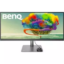 Монитор 34" BenQ PD3420Q 9H.LJHLB.QPE 3440x1440, 60Hz, 5ms, 21:9, 400 cd/m2, 1000:1, 178/178, 2*HDMI, DP, 3*USB, 2,5W*2, dark grey