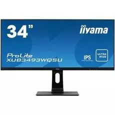 Монитор 34" Iiyama XUB3493WQSU-1 XUB3493WQSU-B1 3440x1440, 4 мс, 400 кд/м2, 1000:1, 178°/178° IPS, HDMI, DP, USB, SPK, HAS, Pivot