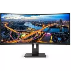 Монитор 34" Philips 346B1C (00/01) 3440x1440, 5 ms, 300 кд/м2, 80000000:1, 178°/178°, VA, 100Hz, Curved, +HDMI 2.0, +DP 1.2, +5xUSB, +USB-Type C 3.2,