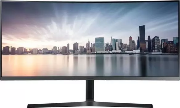 Монитор 34" Samsung C34H890WGR серебристый Curved 3440x1440 VA LED 21:9 HDMI HAS Pivot 300cd 178гр/178гр DP USB