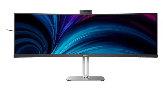 Монитор 48.8" Philips 49B2U6903CH 32:9, VA, 5K, curved, 120Hz, Adaptive-Sync, 2*HDMI, DP, 5*USB (USB-C, 4*USB-A), speakers, HAS, WebCam)