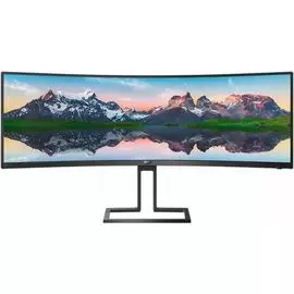 Монитор 49" Philips 498P9Z 5120x1440 165Hz VA W-LED 32:9 4ms HDMI DP 4*USB3.2 80M:1 178/178 550cd 3000:1 2*speakers 5W Tilt HAS Swivel black изогнутый