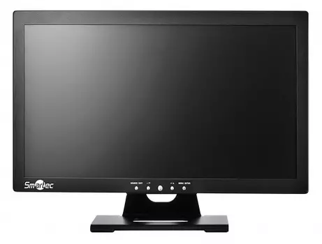 Монитор Smartec STM-245 24" LED/TFT; 1920x1080 Full HD; NTSC/PAL, 300 cd/m2, 1000:1, HDMI, VGA, BNC (1In/1Out), аудио вход (RCA, стерео)/PC audio