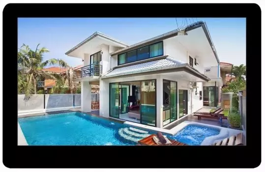 Монитор Tantos NEO HD SE (Black) цветного видеодомофона, с поддержкой форматов AHD / TVI / CVI 1080р/720p или CVBS (PAL/NTSC), Экран IPS 7 дюймов, раз