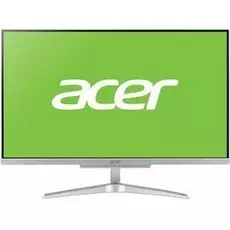 Моноблок 23.8'' Acer Aspire C24-320 DQ.BBKER.006 A9 9425/4GB/256GB SSD/R5/GBitEth/WiFi/BT/65W/клавиатура/мышь/Win10Home/серебристый