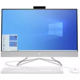 Моноблок 23.8'' HP 24-df0020ur AiO 14P91EA Ryzen 3-3250U/4GB/128GB SSD/FHD/noDVD/Intergrated Graphics/Cam/WiFi/snow white/Win10
