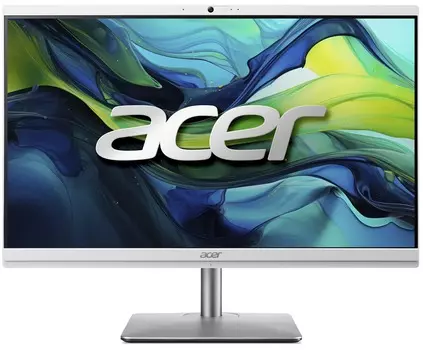 Моноблок 23.8'' Acer Aspire C24-195ES DQ.BM5CD.001 Ultra 7 155U/16GB/512GB/1920x1080/wireless kbd/wireless mouse/GbitEth/WiFi/BT/cam/Eshell/silver