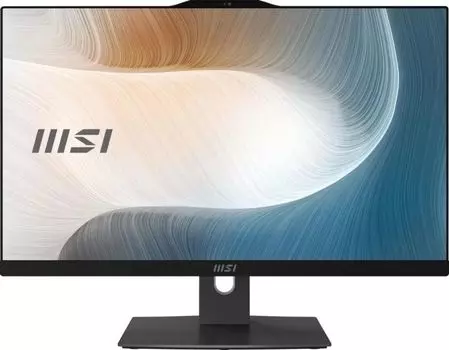 Моноблок 23.8'' MSI Modern AM242P 12M-668XRU 9S6-AE0711-668 i7-1260P/16GB/512GB SSD/Iris Xe Graphics/FHD/GbitEth/WiFi/BT/клавиатура/мышь/Cam/noOS/черн