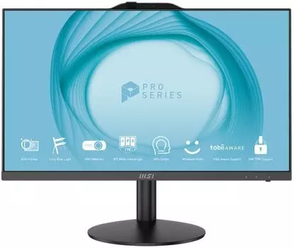 Моноблок 23.8'' MSI Pro AP242 12M-204XRU 9S6-AE0611-204 i5-12400/16GB/1TB/250GB SSD/UHD graphics 630/1920x1080/GbitEth/WiFi/BT/wireless kbd/wireless m