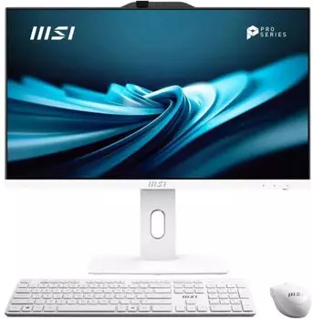 Моноблок 23.8'' MSI Pro AP242P 14M-668XRU 9S6-AE0622-668 i7-14700/16GB/512GB SSD/UHD Graphics 770/1920x1080 IPS/WiFi/BT/cam/мышь/клавиатура/noOS/белый