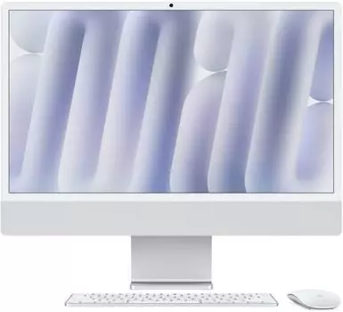 Моноблок 24'' Apple Imac 24 (2024) M4 10C CPU, 10C GPU/16GB/512GB SSD Silver