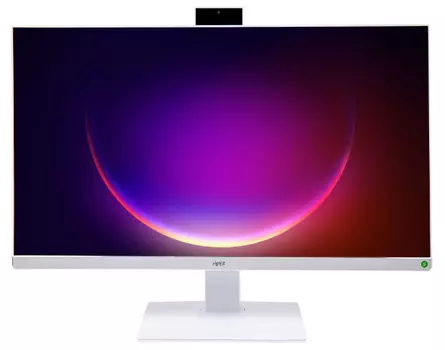 Моноблок 27'' HIPER V3027PLA1W i3 10105/8GB/256GB SSD/UHD graphics 630/1920x1080/GBitEth/WiFi/BT/cam/120W/USB kbd/USB mouse/Win10Pro/white