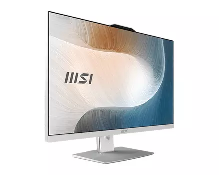 Моноблок 27'' MSI Modern AM272P 1M AiO 9S6-AF8232-889 i5-120U/16GB/512GB/1920x1080/wireless kbd/wireless mouse/GbitEth/WiFi/BT/cam/noOS/white