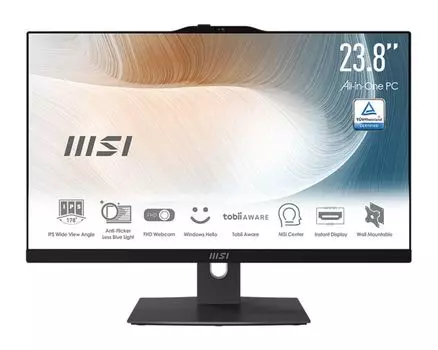 Моноблок MSI Modern AM242P 9S6-AE0711-841 i5-1240P/16GB/512GB SSD/UHD Graphics/FHD IPS/WiFi/BT/cam/w