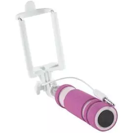 Монопод Red Line RLBT-05 УТ000008486 для селфи с проводом jack 3.5, розовый
