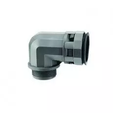 Муфта DKC PAN17M20N 90 грд. труба-коробка DN 17 мм, M20х1,5, полиамид, цвет чёрный, "ПА"