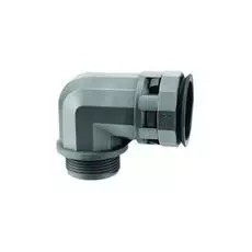 Муфта DKC PAN23M25N 90 грд. труба-коробка DN 23 мм, M25х1,5, полиамид, цвет чёрный, "ПА"