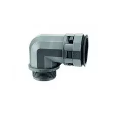 Муфта DKC PAN29M32N 90 грд. труба-коробка DN 29 мм, M32х1,5, полиамид, цвет чёрный, "ПА"