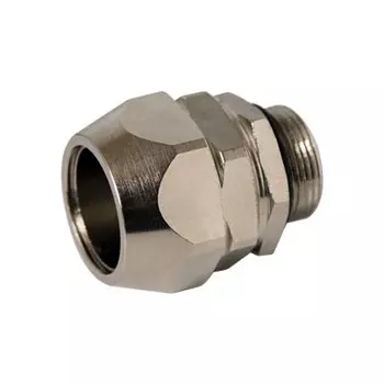 Муфта вводная DKC T16014-25A для соединения мет.рукава в герметичной изоляции, в оплетке, с коробкой/корпусом/шкафом DN 20, М25х1,5мм