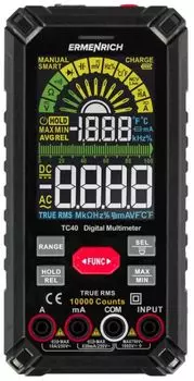 Мультиметр цифровой Ermenrich 82992 Zing TC40