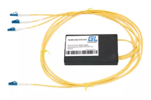 Мультиплексор GIGALINK GL-MX-CAD-1330-1430 OADM, однокан. CWDM 1330/1430 нм, 1м 2.0 мм, COM/EXT SC/UPS, Add/Drop LC/UPS, пластик (GL-CWDM-OADM-A1330-D