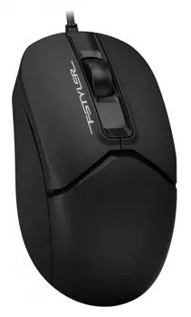 Мышь A4Tech FM12ST BLACK черная оптическая (1200dpi) silent USB для ноутбука (3but) 1931389