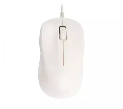 Мышь CBR CM 131c White USB, 1200 dpi, 3 кнопки и колесо прокрутки, ABS-пластик, возможность нанесения логотипа, 2 м, белая