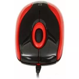 Мышь Delux DLM-363BR черно-красная, 800dpi, USB (2 кнопок+скролл)