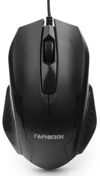 Мышь Garnizon GM-110 черная, USB, чип-Х, 800dpi, 2 кнопки+колесо/кнопка