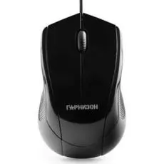 Мышь Garnizon GM-200 черная, USB, чип-Х, 1000dpi, 2 кнопки+колесо/кнопка