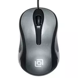 Мышь Oklick 385M черный/серый 1000dpi USB 3but (1066863)