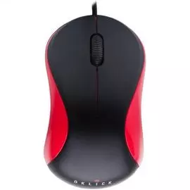Мышь Oklick 605SW 384110 черный/красный оптическая (1200dpi) беспроводная USB для ноутбука (3but)