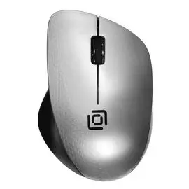 Мышь Oklick 695MW 1061647 черный/серебристый оптическая (1000dpi) беспроводная USB для ноутбука (3but)