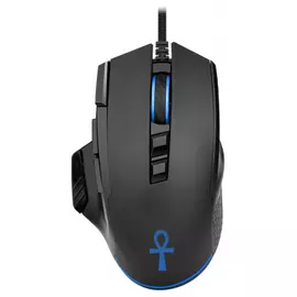 Мышь Oklick 727G ANUBIS черная оптическая 5800dpi USB 9but