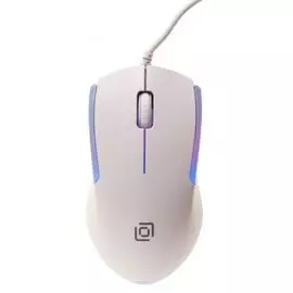 Мышь Oklick 245M 471480 белый оптическая (1000dpi) USB (3but)