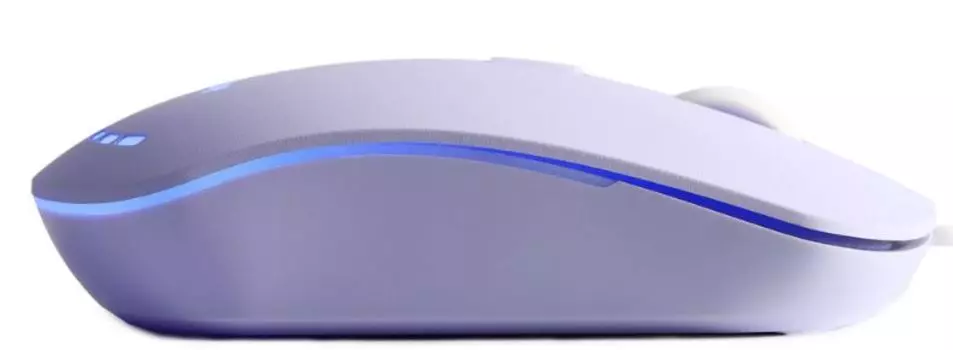Мышь SmartBuy 288 проводная, бесшумная, с подсветкой, сиреневая (1/40)